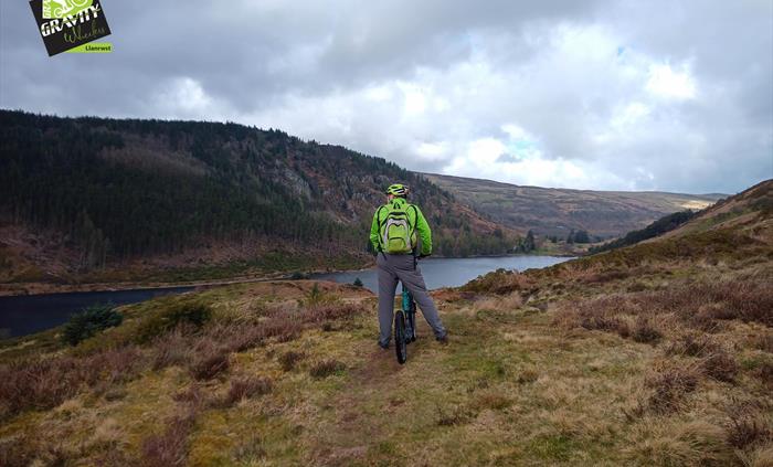 one of two big lakes visiting on the kickbike challenge